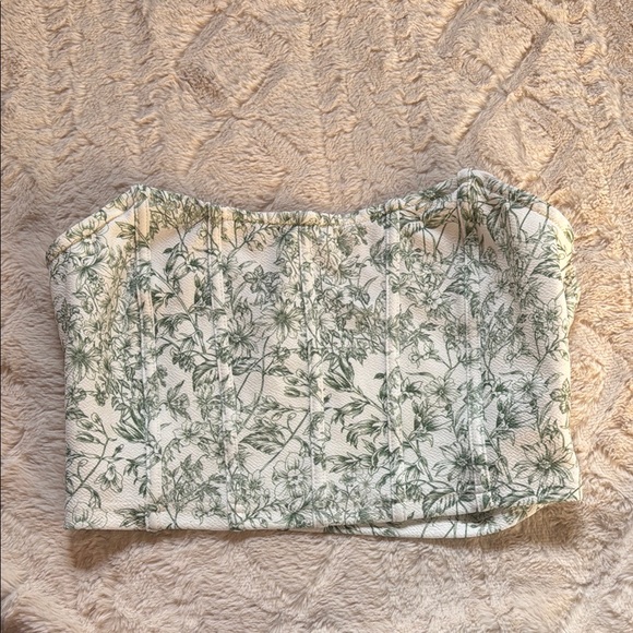 Floral Bustier Top - Picture 1 of 2